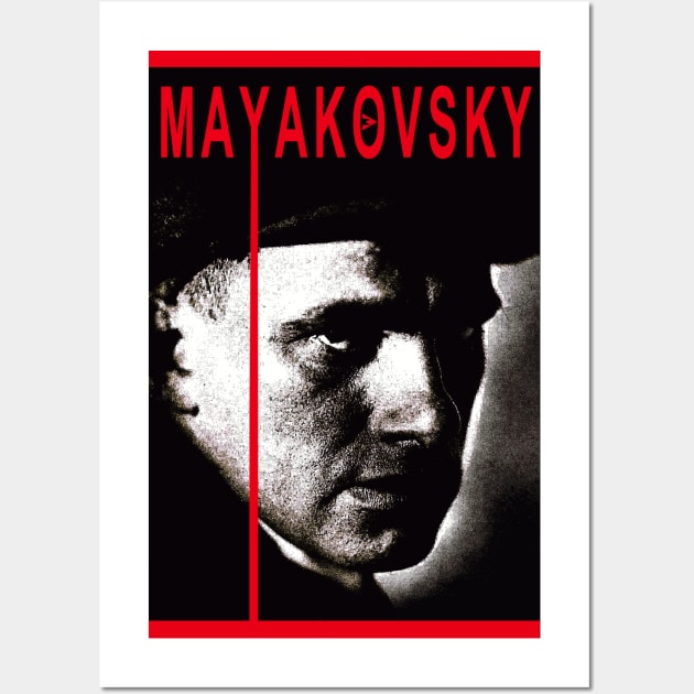 Vladimir Mayakovsky - Close-up Wall Art by Exile Kings 